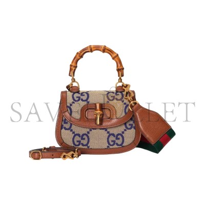 GUCCI BAMBOO 1947 JUMBO GG MINI BAG 686864 (17*12*7.5cm)